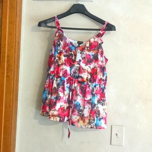 Floral print torrid blouse size 0